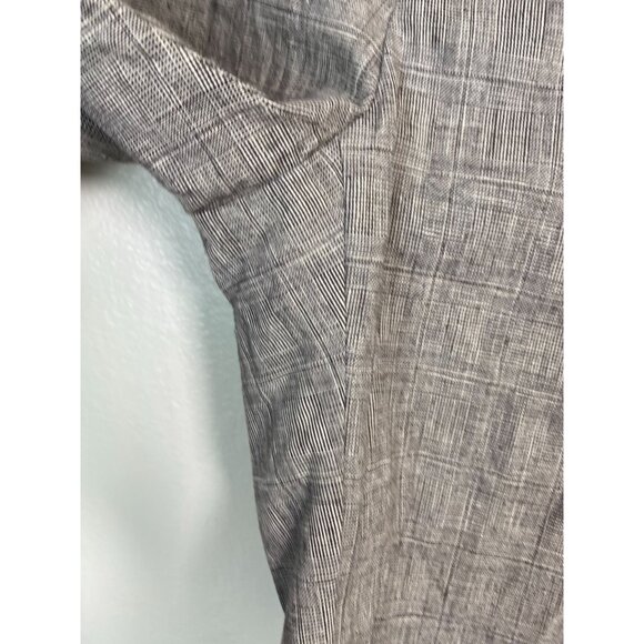 Banana Republic Linen Blend Plaid Bermuda Shorts Size 8 Brown Capsule Classic - Picture 13 of 16